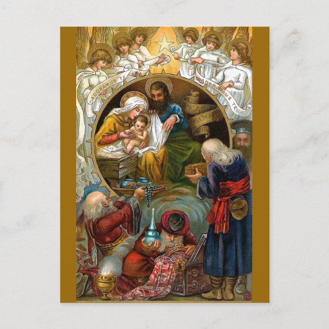 Carte Postale Nativité (Devant)
