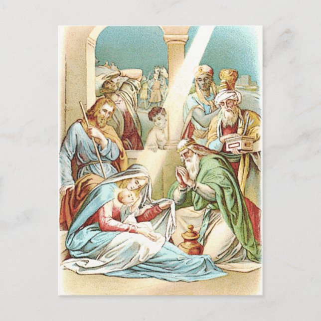 Carte Postale Nativité (Devant)