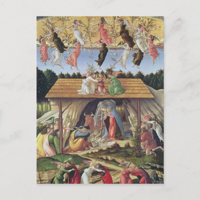 Carte Postale Nativité mystique, 1500 (Devant)