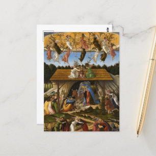Carte Postale Nativité mystique, 1500 par Sandro Botticelli