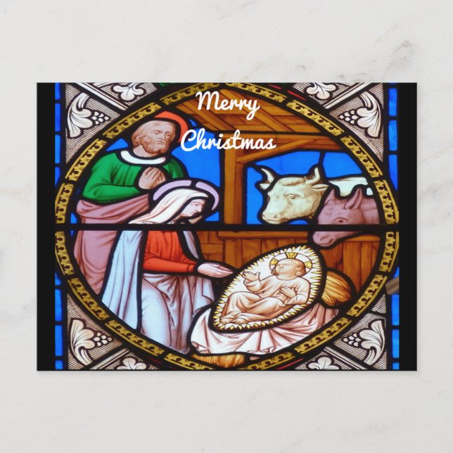 Carte Postale Nativité Noël (Devant)