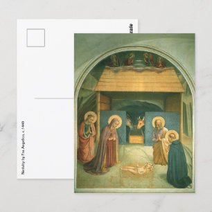 Carte Postale Nativité par Fra Angelico