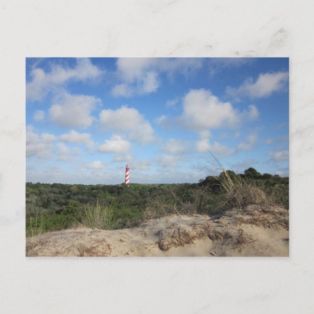 Carte Postale Naturbild mit einem kleinen Leuchtturm (Devant)