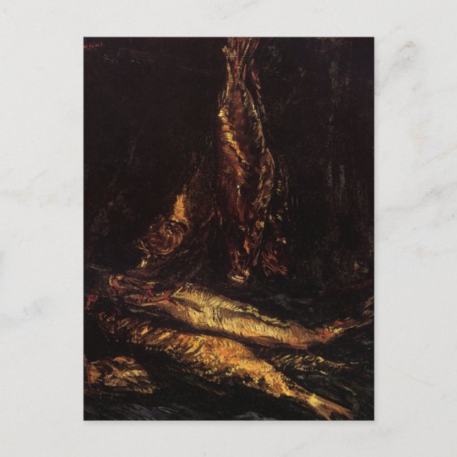 Carte Postale Nature morte avec harengs fumés par Vincent van Go (Devant)
