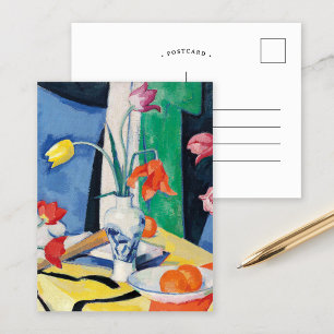 Carte Postale Nature morte avec tulipes   Samuel John Peploe