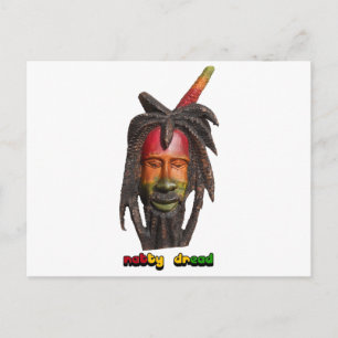 Carte Postale Naturellement Dread Rastaman Avec Dreadlocks