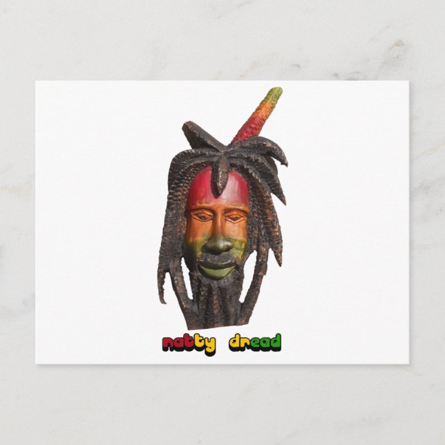 Carte Postale Naturellement Dread Rastaman Avec Dreadlocks (Devant)