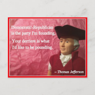 Carte Postale Naughty Presidential Valentine : Fondation de la f