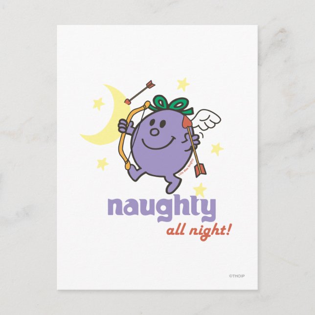 Carte Postale Naughty Toute La Nuit ! (Devant)