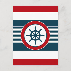 Carte Postale Nautical design