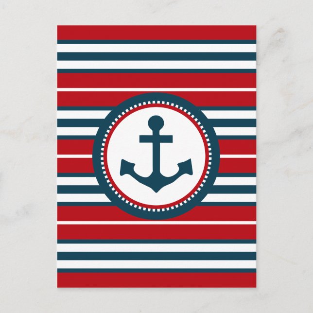 Carte Postale Nautical design (Devant)