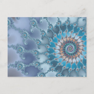Carte Postale Nautilus - Art fractal