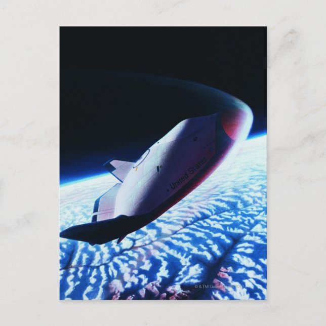 Carte Postale Navette spatiale 3 (Devant)
