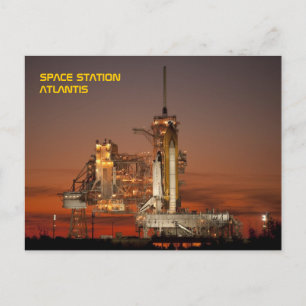 Carte Postale Navette spatiale Atlantis