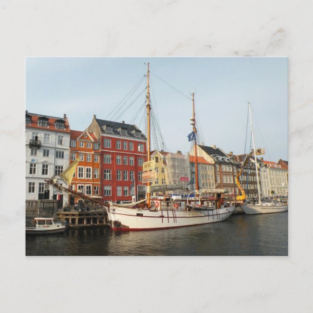 Carte Postale Navire de Copenhague (Devant)