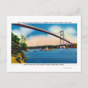 Carte Postale Navire de la marine américaine