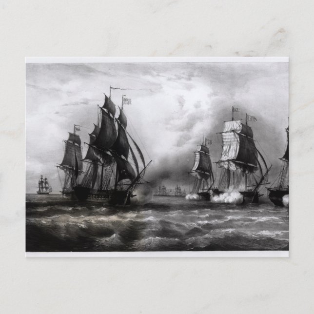 Carte Postale Navire de "Ranger" de John Paul Jones, 1793 (Devant)