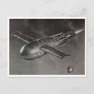 Carte Postale "Navire spatial"
