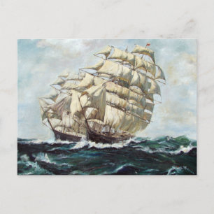 Carte Postale Navires À Voile