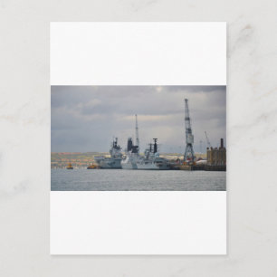 Carte Postale Navires De Guerre À Portsmouth