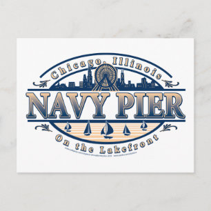 Carte Postale Navy Pier Chicago
