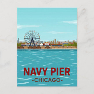 Carte Postale Navy Pier: Chicago Lakefront Fun