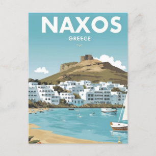 Carte Postale Naxos Grèce  Plage Voyage
