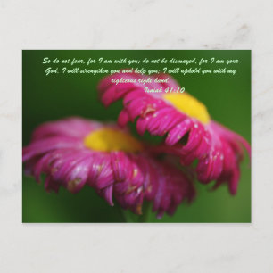 Carte Postale Ne craignez pas, car je suis avec vous; ne pas êtr