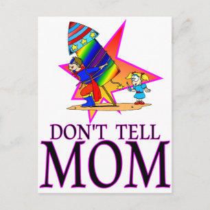 Carte Postale Ne dites pas le feu d'artifice MOM
