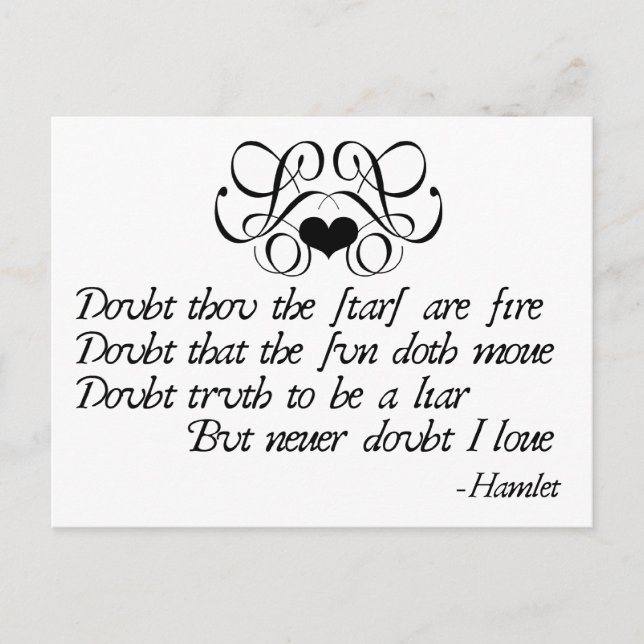 Carte Postale Ne doutez jamais Ophélie (Devant)