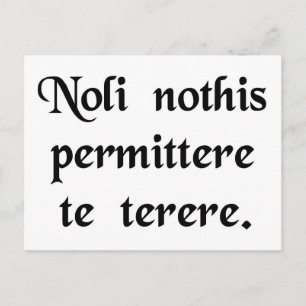 Carte Postale Ne laissez pas les salauds vous descendre
