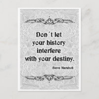 Ne laissez pas votre histoire - Citation positive