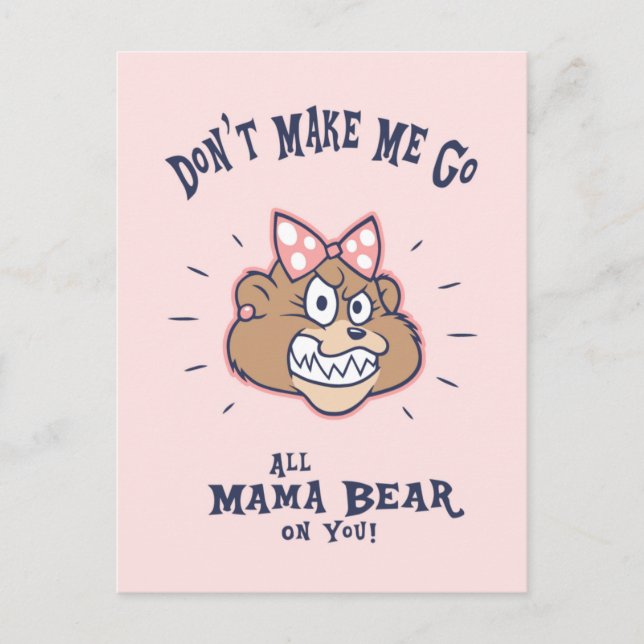 Carte Postale Ne me fais pas (Devant)