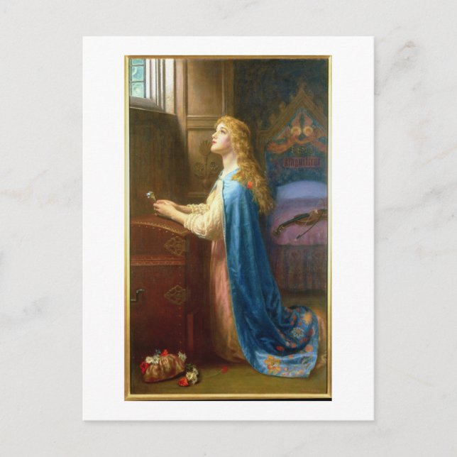 Carte Postale 'Ne m'oublie pas' (huile sur toile) (Devant)