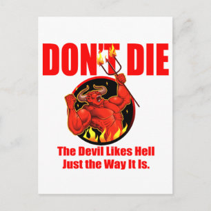 Carte Postale Ne mourez pas...