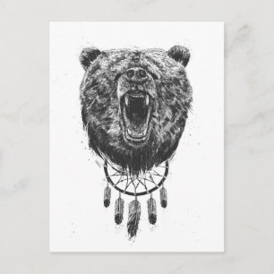 Carte Postale Ne réveillez pas l'ours