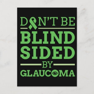 Carte Postale Ne soyez pas aveugle face à Glaucoma