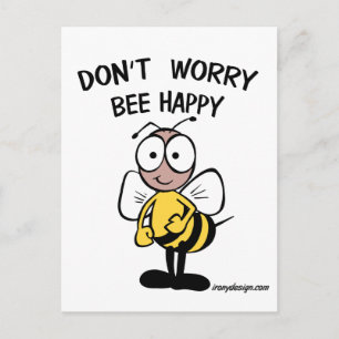 Carte Postale Ne t'inquiète pas Abee Happy