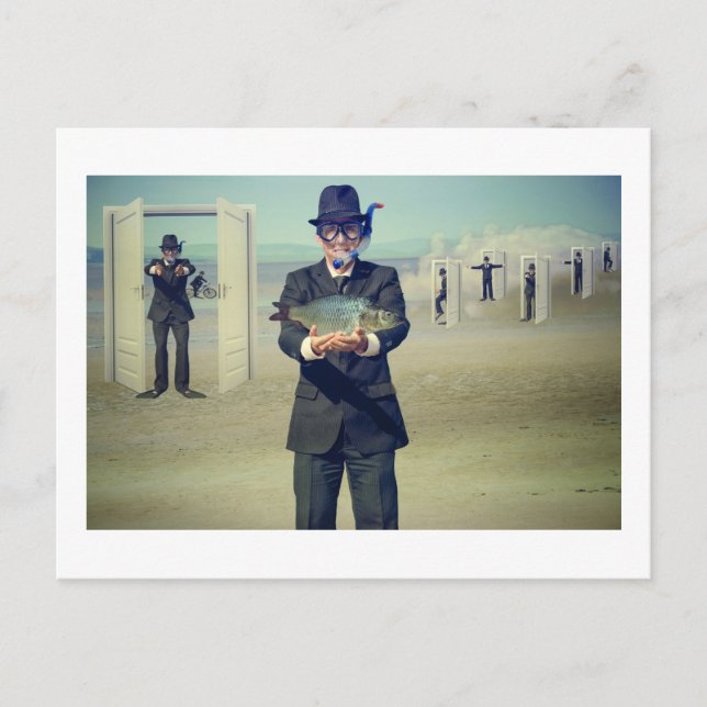 Carte Postale Ne t'inquiète pas, sois heureux (Devant)