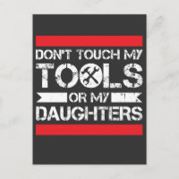 Ne touchez pas à mes outils ou à mes filles Mécani