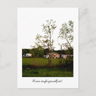 Carte Postale Ne vous laissez jamais seul !