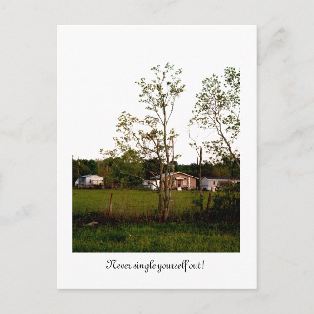 Carte Postale Ne vous laissez jamais seul ! (Devant)