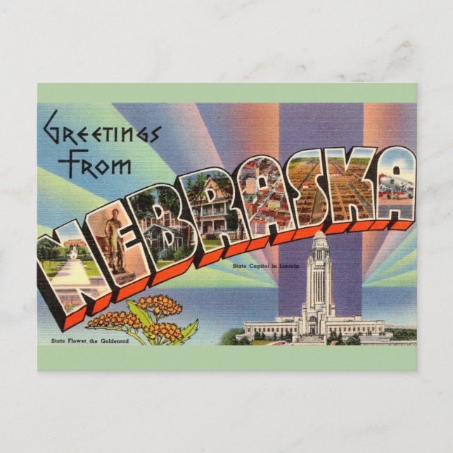 Carte Postale Nebraska (Devant)