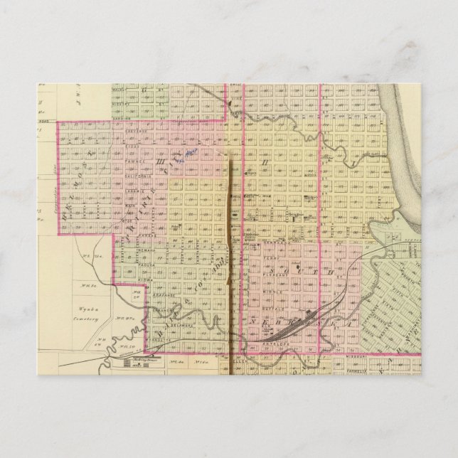 Carte Postale Nebraska City, Nebraska (Devant)