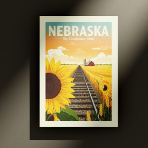Carte Postale Nebraska vintage