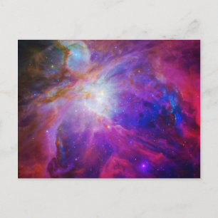 Carte Postale Nébuleuse d'Orion teintée de rose