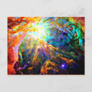 Carte Postale nébuleuse Orion - nébuleuse à émission