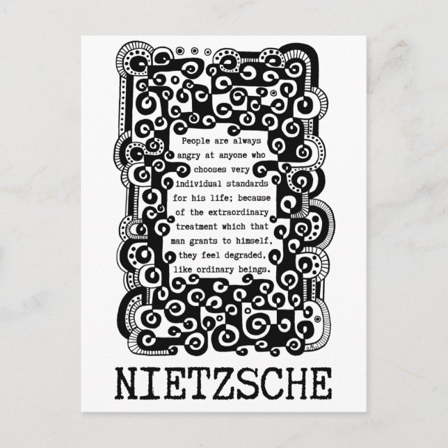 Carte Postale Nécessité de citer les normes individuelles de Nie (Devant)