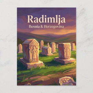 Carte Postale Nécropole de Radimlja Bosnie-Herzégovine