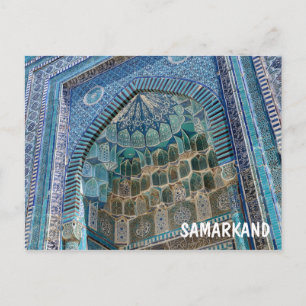 Carte Postale Necropolis de Shah-i-Zinda à Samarkan, Ouzbékistan